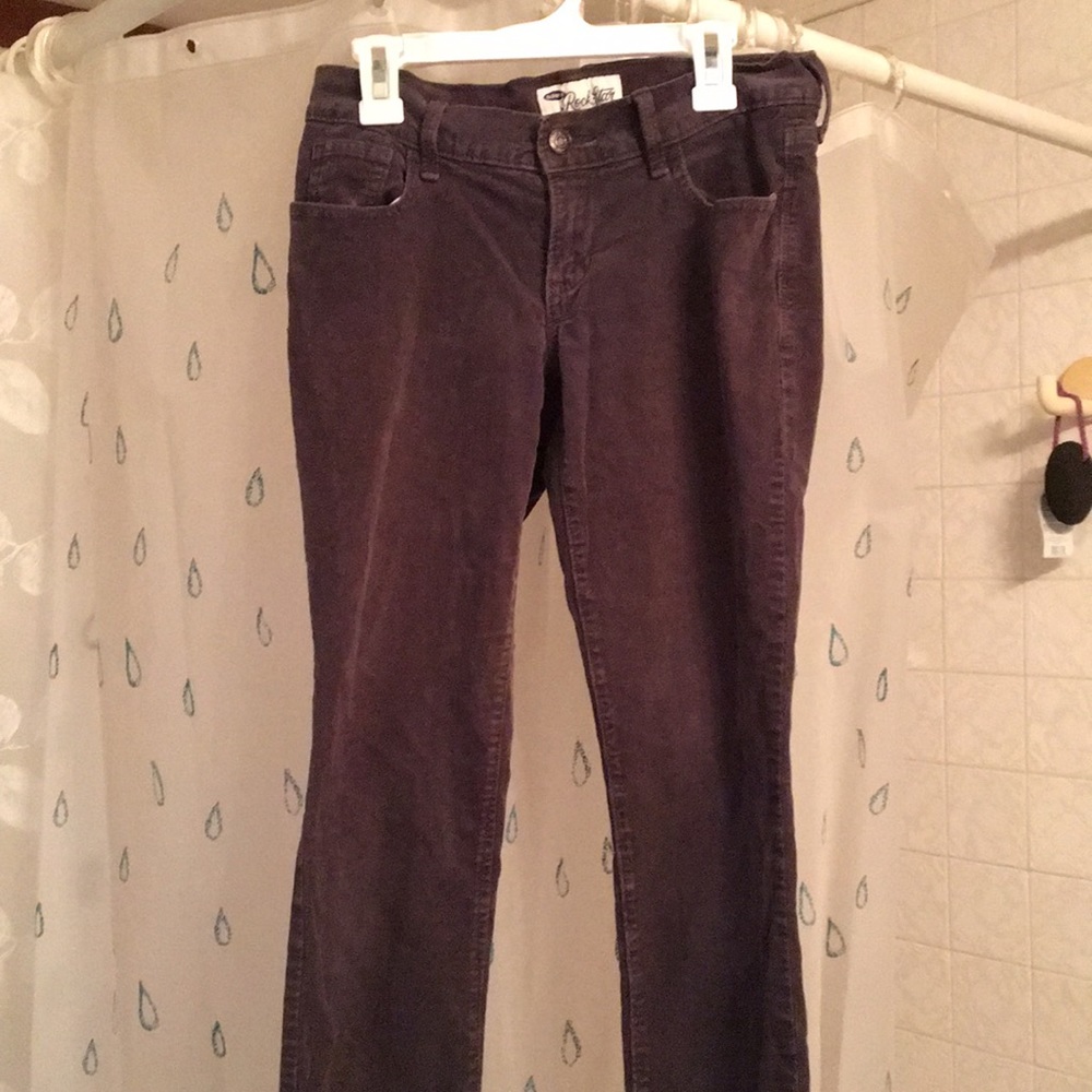 Old Navy Grey Corduroy Skinny Pants